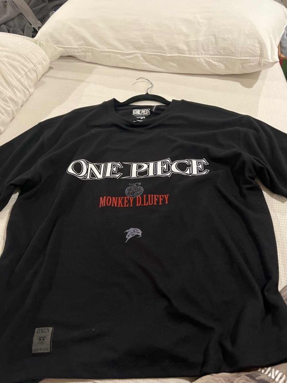 Onepiece Monkey D. Luffy Black Graphic Tee